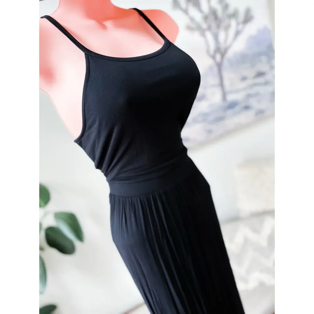Soft Meadow Paths Beneath the Moonlight flowy empire waist stretch maxi dress